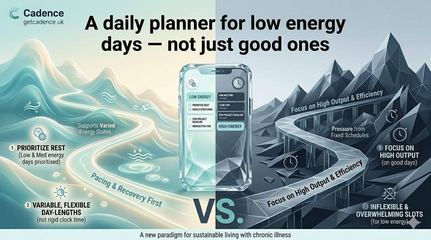 Header Image for: A daily planner for low energy days — not just good ones